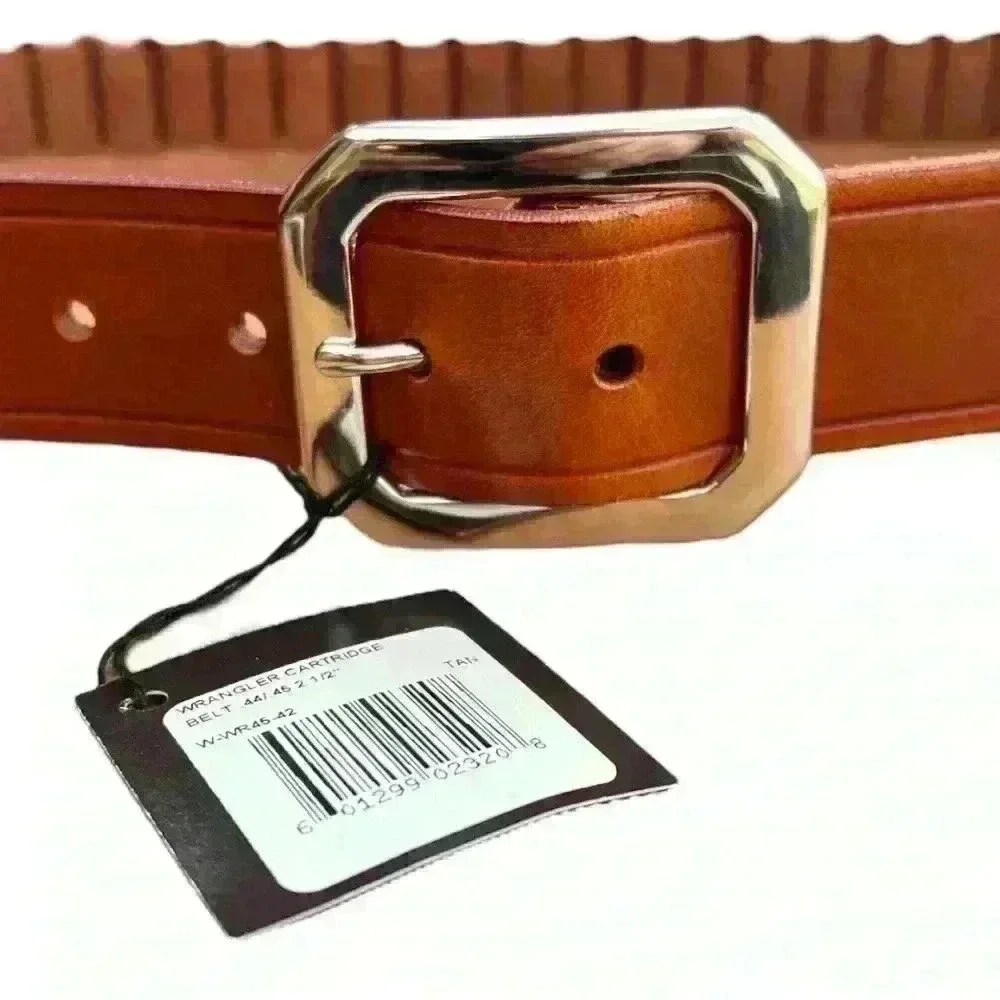 NWT Galco Holsters Tan Wrangler Cartridge Belt .44/.45 2.5” Size 42”
